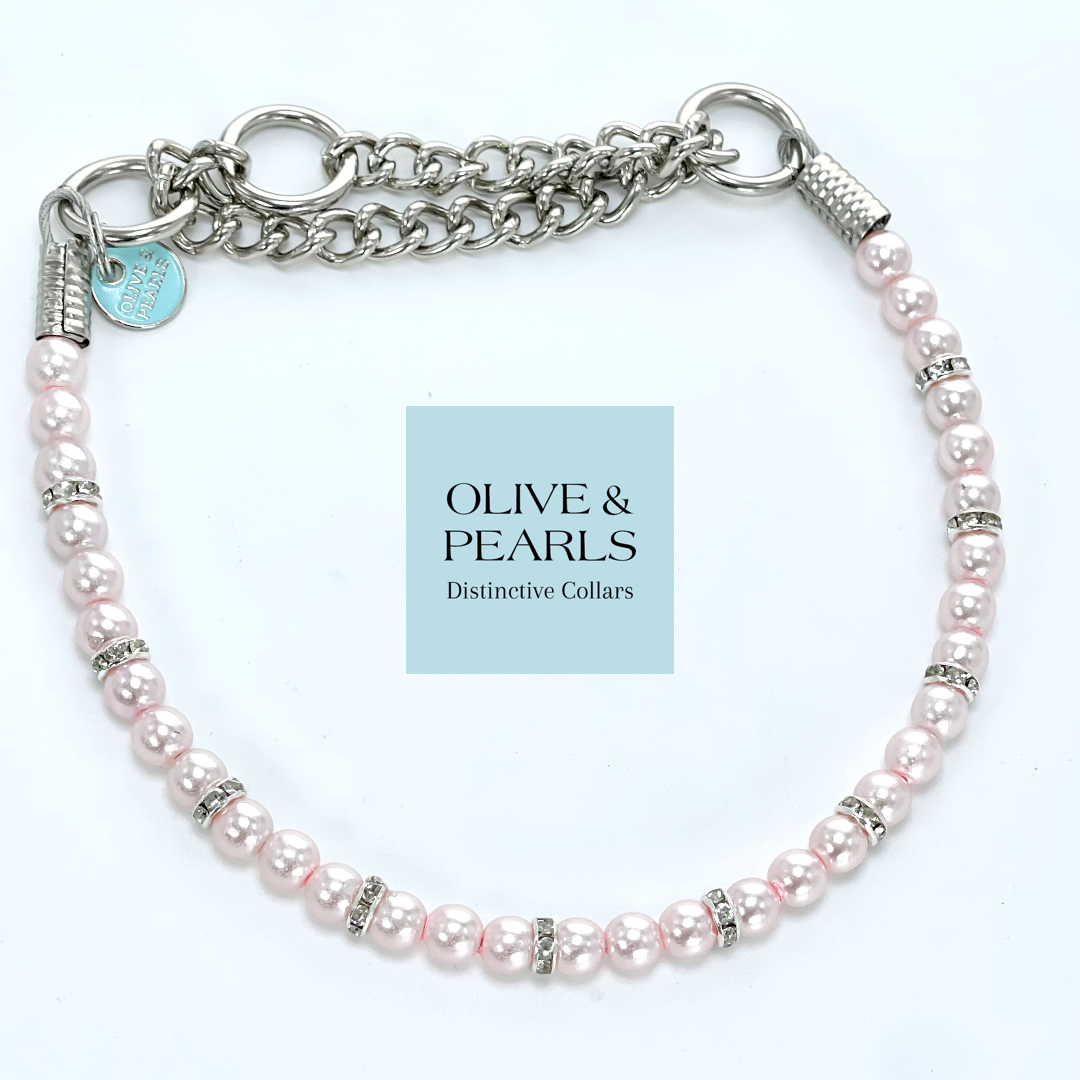 The "Bitsy" Pearl Dog Collar