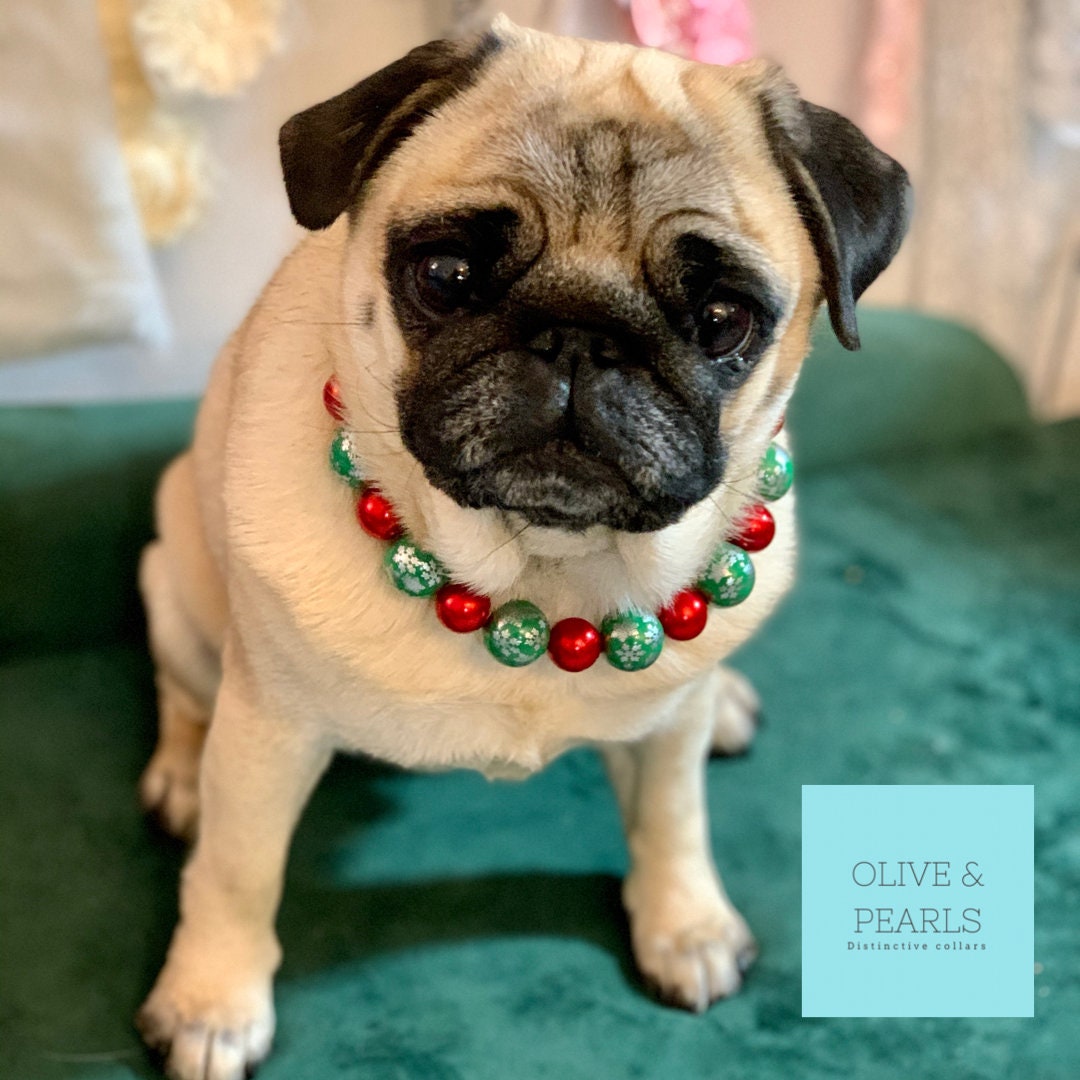The "Blitzen" Christmas Dog Collar