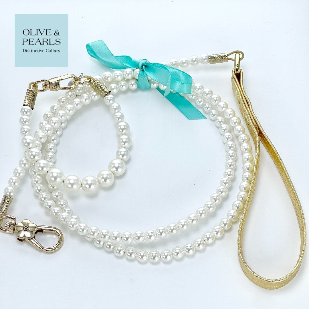 The "Milla" Pearl Dog Leash