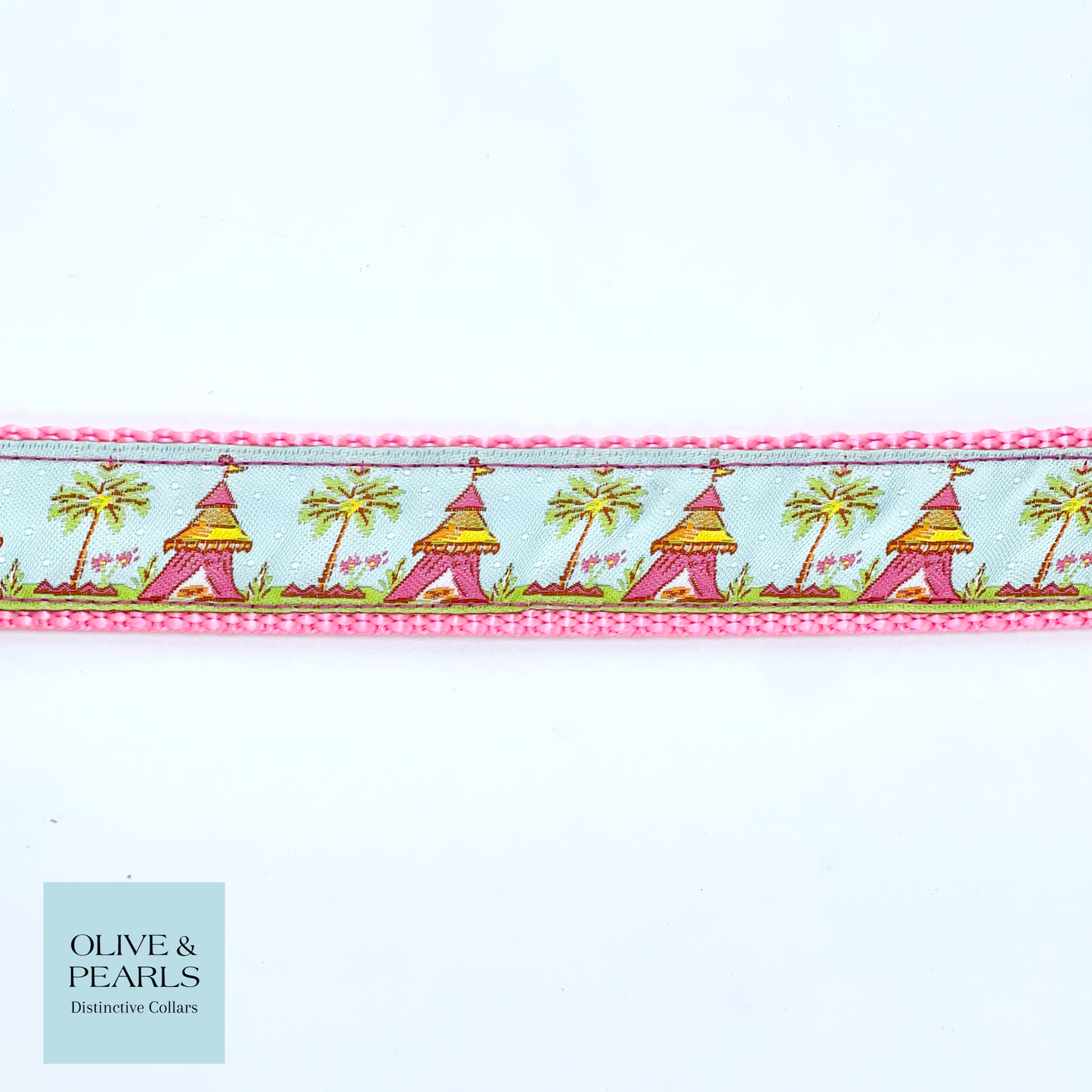 Pink Personalized Pagoda Collar